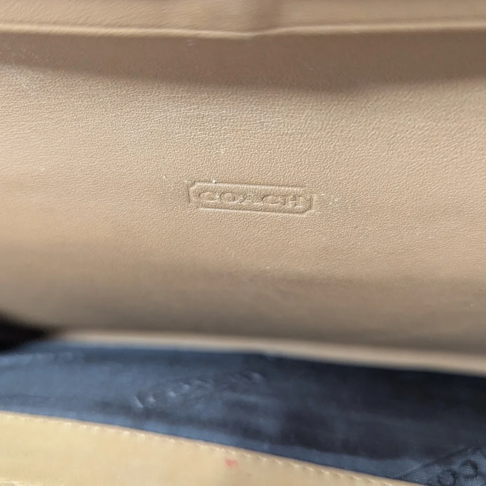 Coach Canvas Long Envelope Wallet EUC